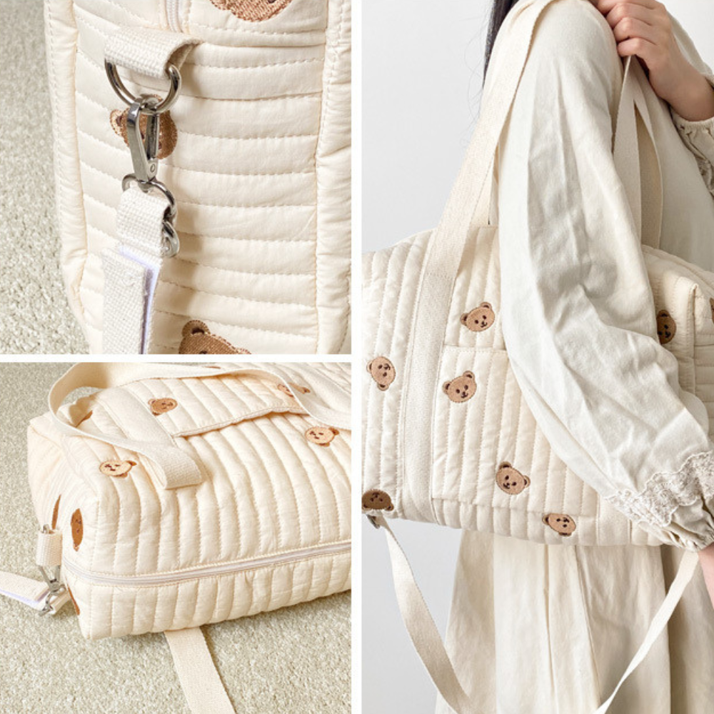 Sac langer bandoulière multifonction Doucenest — vue lifestyle