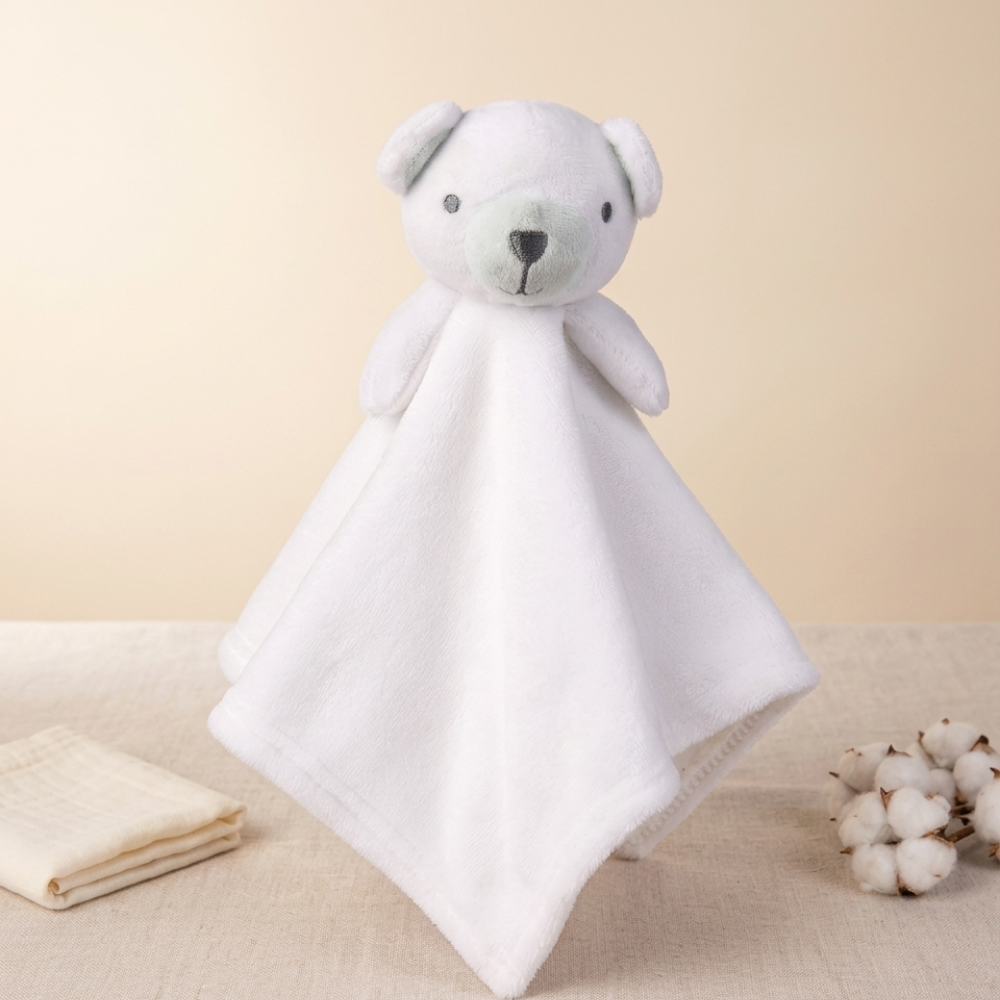 Doudou plat peluche bébé Doucenest — vue dos