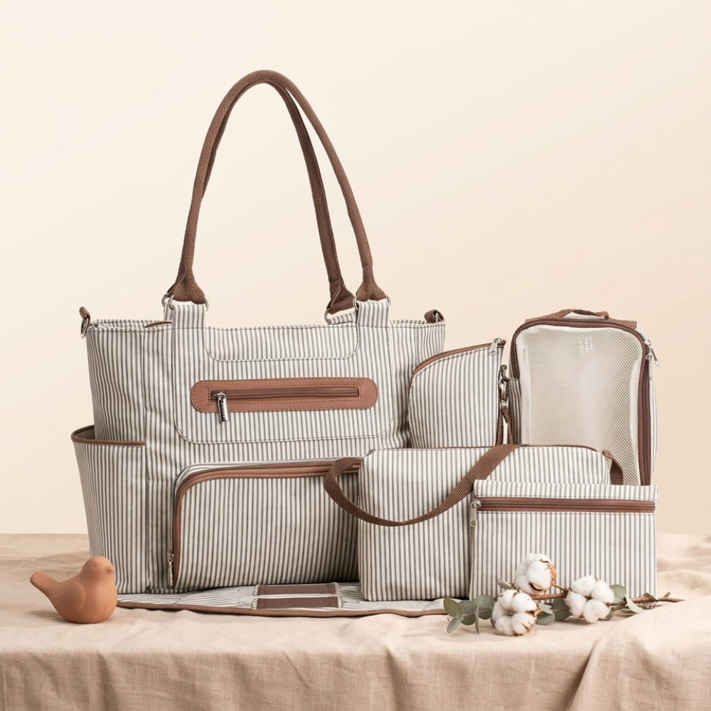 Sac à langer grande capacité 6 pièces Doucenest — vue principale