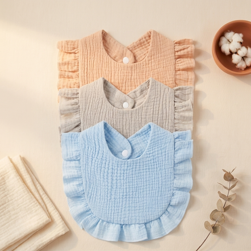 Bavoir bandana bébé coton Doucenest — vue principale