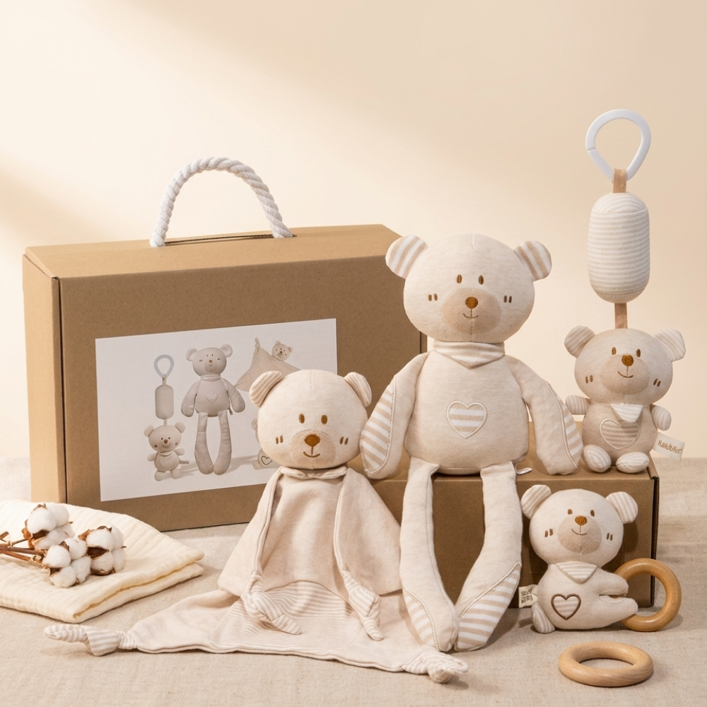 Doudou plat peluche tendresse Doucenest — vue principale