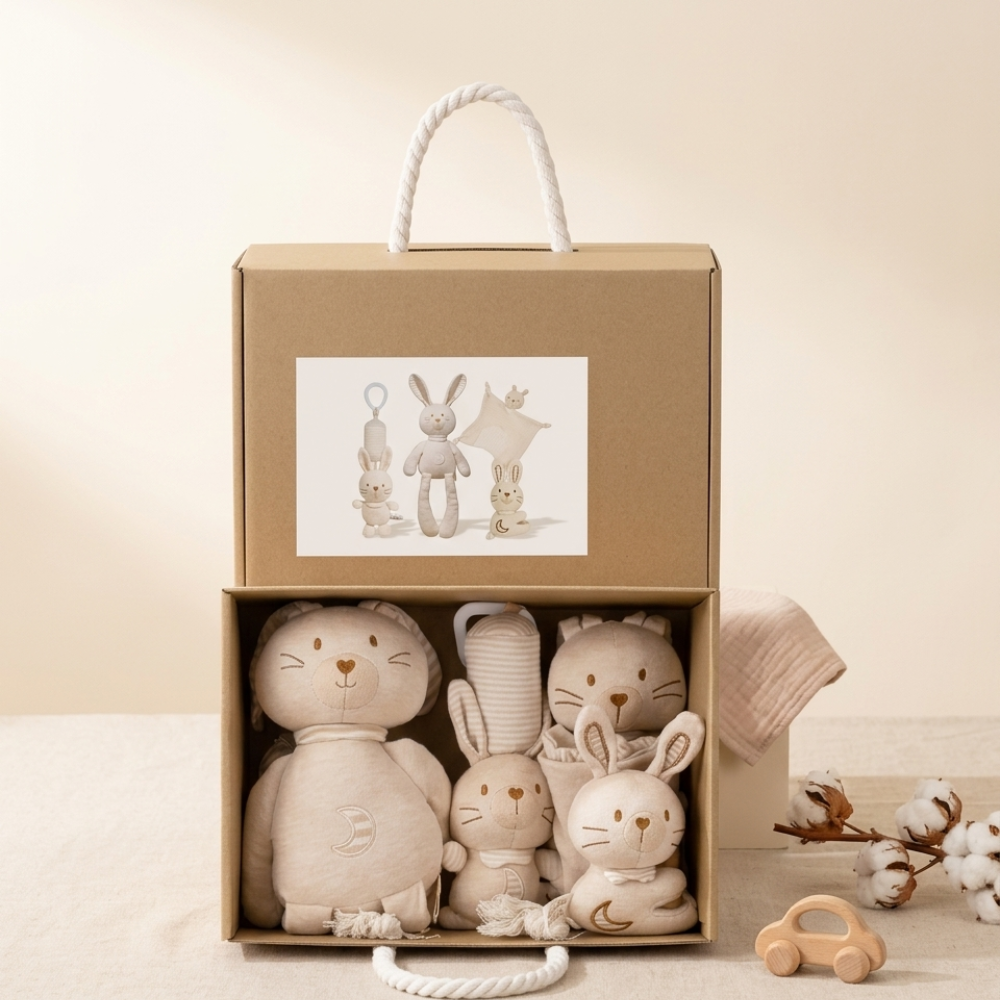 Doudou plat peluche tendresse Doucenest — vue dos