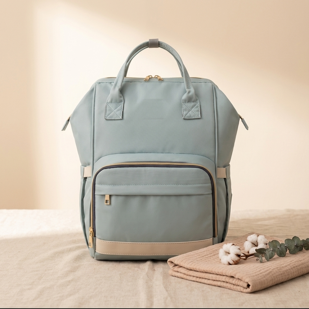 Sac à langer maternité grande capacité Doucenest — détail poches